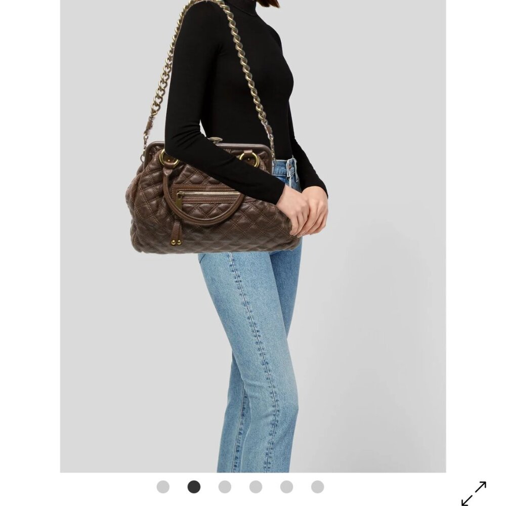 Y2K Marc Jacobs Original Fall 2005 Stam Bag in Chocolate Brown